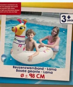 Opblaasbare Reuzenzwemband Lama 98cm Zwembad Zomer