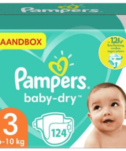 Pampers - Baby Dry - Maat 3 - Maandbox - 124 luiers