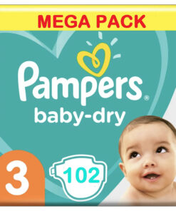 Pampers - Baby Dry - Maat 3 - Megapack - 102 stuks - 6/10KG