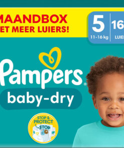 Pampers - Baby Dry - Maat 5 - Maandbox - 162 stuks - 11/16 KG