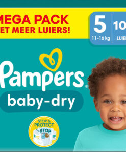 Pampers - Baby Dry - Maat 5 - Mega Pack - 108 stuks - 11/16 KG