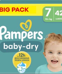 Pampers - Baby Dry - Maat 7 - Big Pack - 42 stuks - 15+ KG