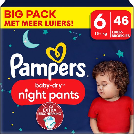 Pampers - Baby Dry Night Pants - Maat 6 - Big Pack - 46 luierbroekjes