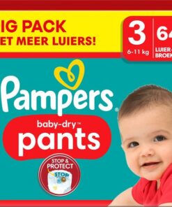 Pampers - Baby Dry Pants - Maat 3 - Big Pack - 64 luierbroekjes