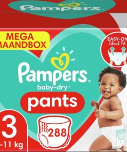 Pampers - Baby Dry Pants - Maat 3 - Mega Maandbox - 288 luierbroekjes