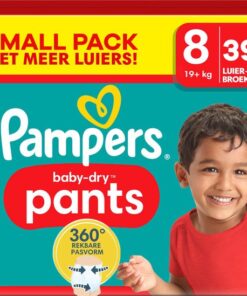 Pampers - Baby Dry Pants - Maat 8 - Big Pack - 39 luierboekjes