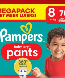 Pampers - Baby Dry Pants - Maat 8 - Mega Pack - 78 luierbroekjes