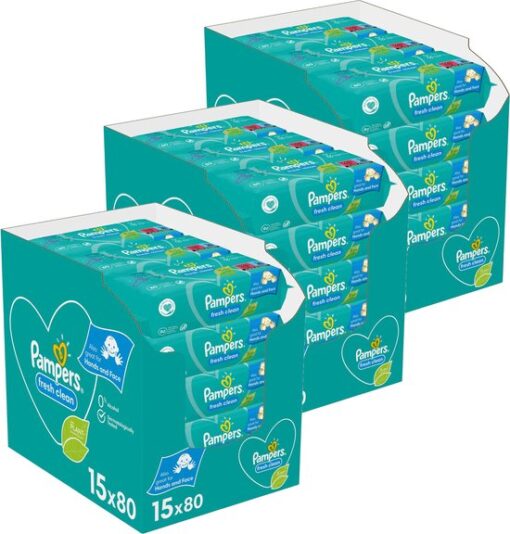 Pampers - Fresh Clean - Billendoekjes - 3600 doekjes - 45 x 80