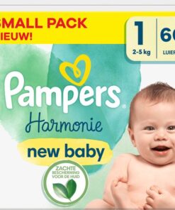 Pampers - Harmonie - Maat 1 - Small Pack - 60 stuks - 2/5 KG