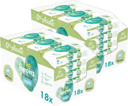 Pampers - Harmonie Aqua - Billendoekjes - 1728 doekjes - 36 x 48