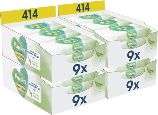 Pampers - Harmonie New Baby - Billendoekjes - 1656 doekjes - 36 x 46