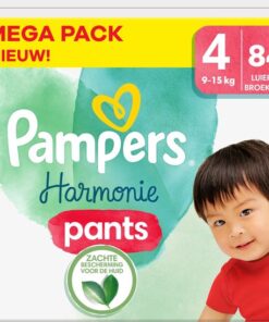 Pampers - Harmonie Pants - Maat 4 - Mega Pack - 84 stuks - 9/15 KG