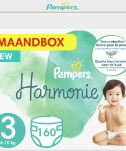 Pampers - Harmonie / Pure - Maat 3 - Maandbox- 160 luiers