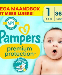 Pampers - Premium Protection - Maat 1 - Mega Maandbox - 360 stuks - 2/5 KG