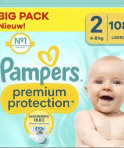 Pampers - Premium Protection - Maat 2 - Big Pack - 108 luiers - 4/8 KG