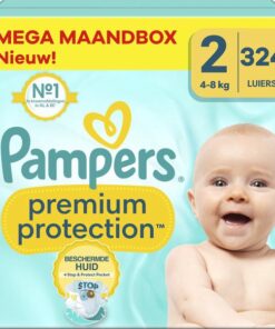 Pampers - Premium Protection - Maat 2 - Mega Maandbox - 324 luiers - 4/8 KG