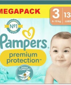 Pampers - Premium Protection - Maat 3 - Megapack - 138 luiers - 6/10 KG