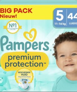 Pampers - Premium Protection - Maat 5 - Big Pack - 44 luiers - 11/16 KG