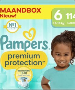 Pampers - Premium Protection - Maat 6 - Maandbox - 114 luiers - 13/18 KG