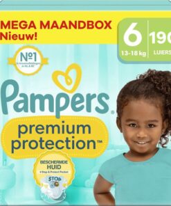 Pampers - Premium Protection - Maat 6 - Mega Maandbox - 190 luiers - 13/18 KG