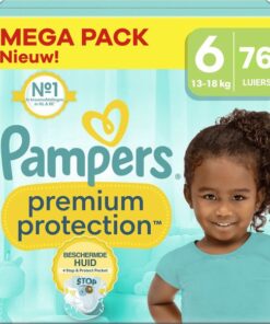 Pampers - Premium Protection - Maat 6 - Mega Pack - 76 luiers - 13/18 KG