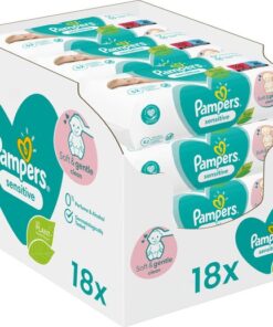 Pampers - Sensitive - Billendoekjes 0% plastic - 936 doekjes - 18 x 52