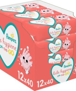 Pampers - Snoetenpoetsers - On-The-Go Kids Hygiene - 480 doekjes - 12 x 40