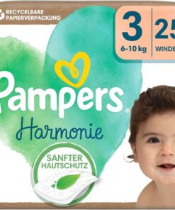 Pampers Harmonie Luiers - Maat 3 (6kg-10kg) - 25 Luiers