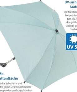 Parasol voor kinderwagen mint