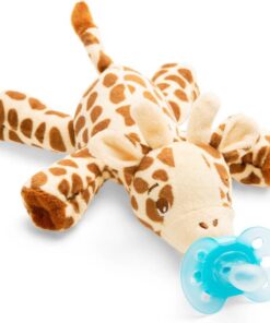 Philips Avent Knuffel Fopspeen - 0 tot 6 Maanden - 1 Speentje - Girafje - SCF348/11