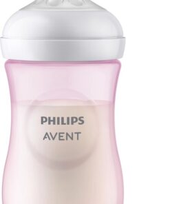 Philips Avent Natural Response Babyfles - Roze - 1 Fles - 260 ml - 1+ maanden - Snelheid 3-speen - SCY903/11