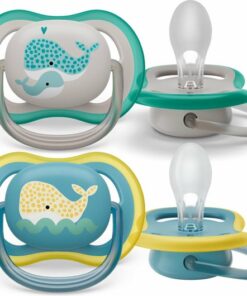 Philips Avent Ultra Air Fopspeen Gevoelige Huid 18 mnd + Walvis 2 stuks