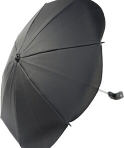 P'tit Chou - Universele Parasol kinderwagen - Eco leder - zwart