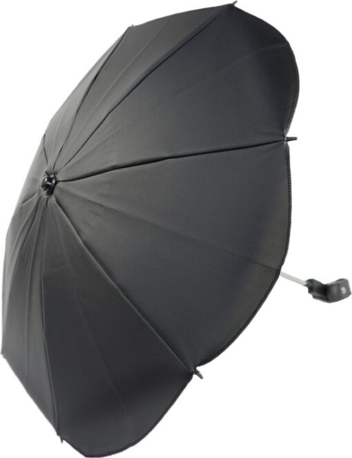 P'tit Chou - Universele Parasol kinderwagen - Eco leder - zwart