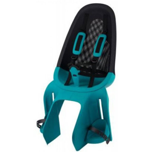 Qibbel achterzitje Air Q909 junior mesh zwart/turquoise