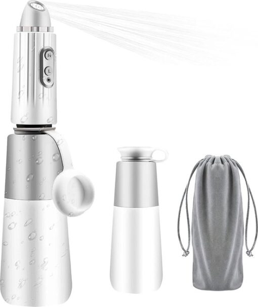 Safe Age® Bidet - Elektrisch & oplaadbaar met 2 sproeikoppen en reistas - Mobiele bidet - Peri Bottle - Vaginale douche