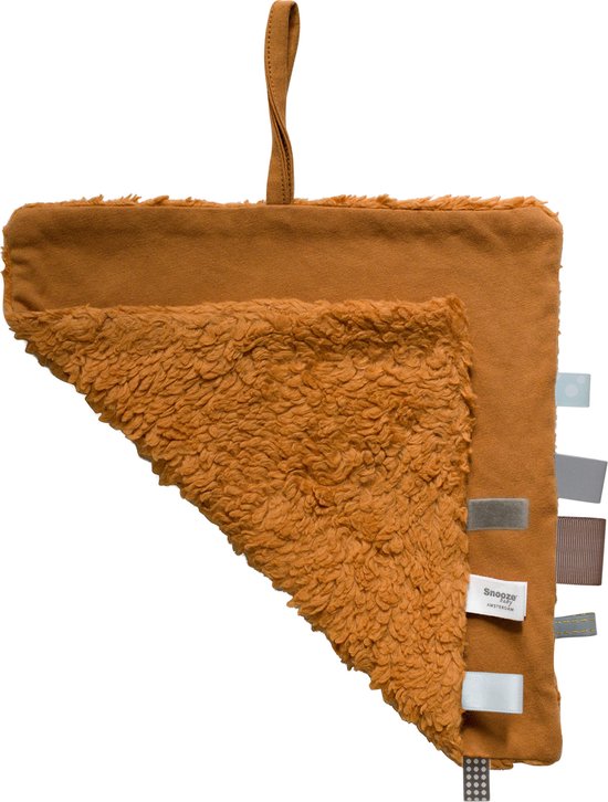 Snoozebaby Organisch Knuffeldoekje Toffee - 25x25 cm