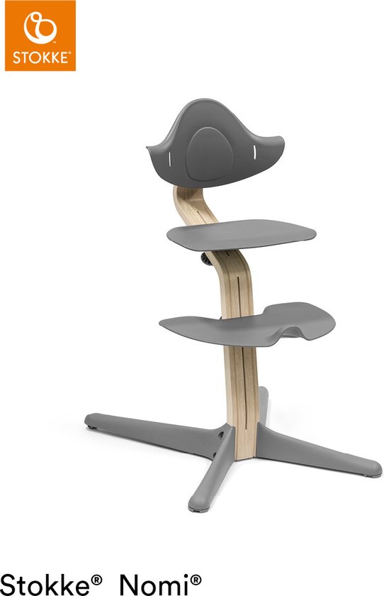 Stokke® Nomi® stoel Grey/Naturel