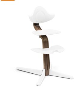 Stokke® Nomi® stoel Wit/Walnut