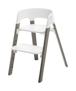 Stokke® Steps™ Kinderstoel White Hazy Grey