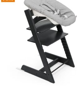 Stokke Tripp Trapp Kinderstoel - Black Met Gratis Newbornset