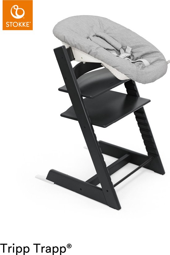 Stokke Tripp Trapp Kinderstoel - Black Met Gratis Newbornset