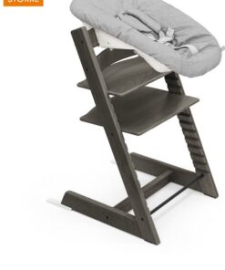 Stokke Tripp Trapp Kinderstoel - Hazy Grey Met Newbornset