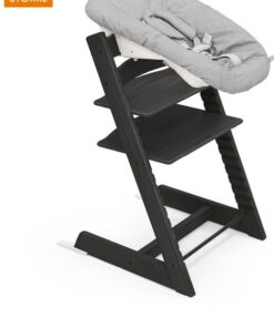 Stokke Tripp Trapp Kinderstoel - Oak Black Met Newbornset