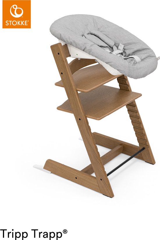 Stokke Tripp Trapp Kinderstoel - Oak Brown Met Gratis Newbornset