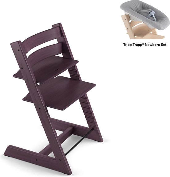 Stokke Tripp Trapp Kinderstoel - Plump Purple Met Gratis Newbornset