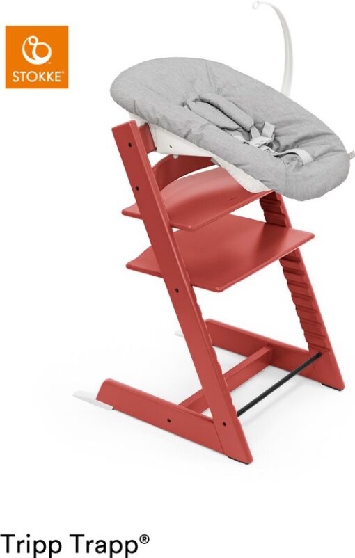 Stokke Tripp Trapp Kinderstoel - Red Met Gratis Newbornset