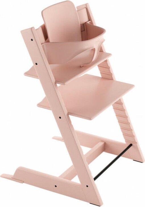 Stokke Tripp Trapp Kinderstoel - Serene Pink + Baby Set -™