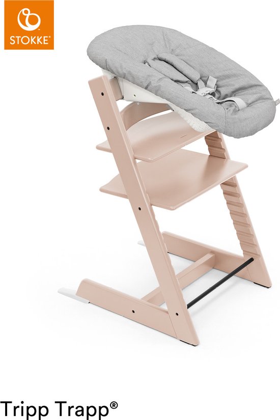 Stokke Tripp Trapp Kinderstoel - Serene Pink Met Newbornset