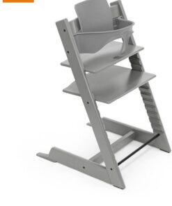 Stokke Tripp Trapp Kinderstoel - Storm Grey + Baby Set -™